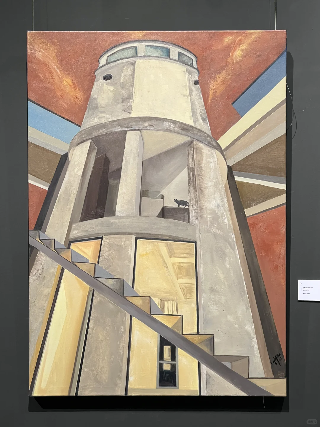 ??沉浸式参观美女画家黄丽娴的个人画展?