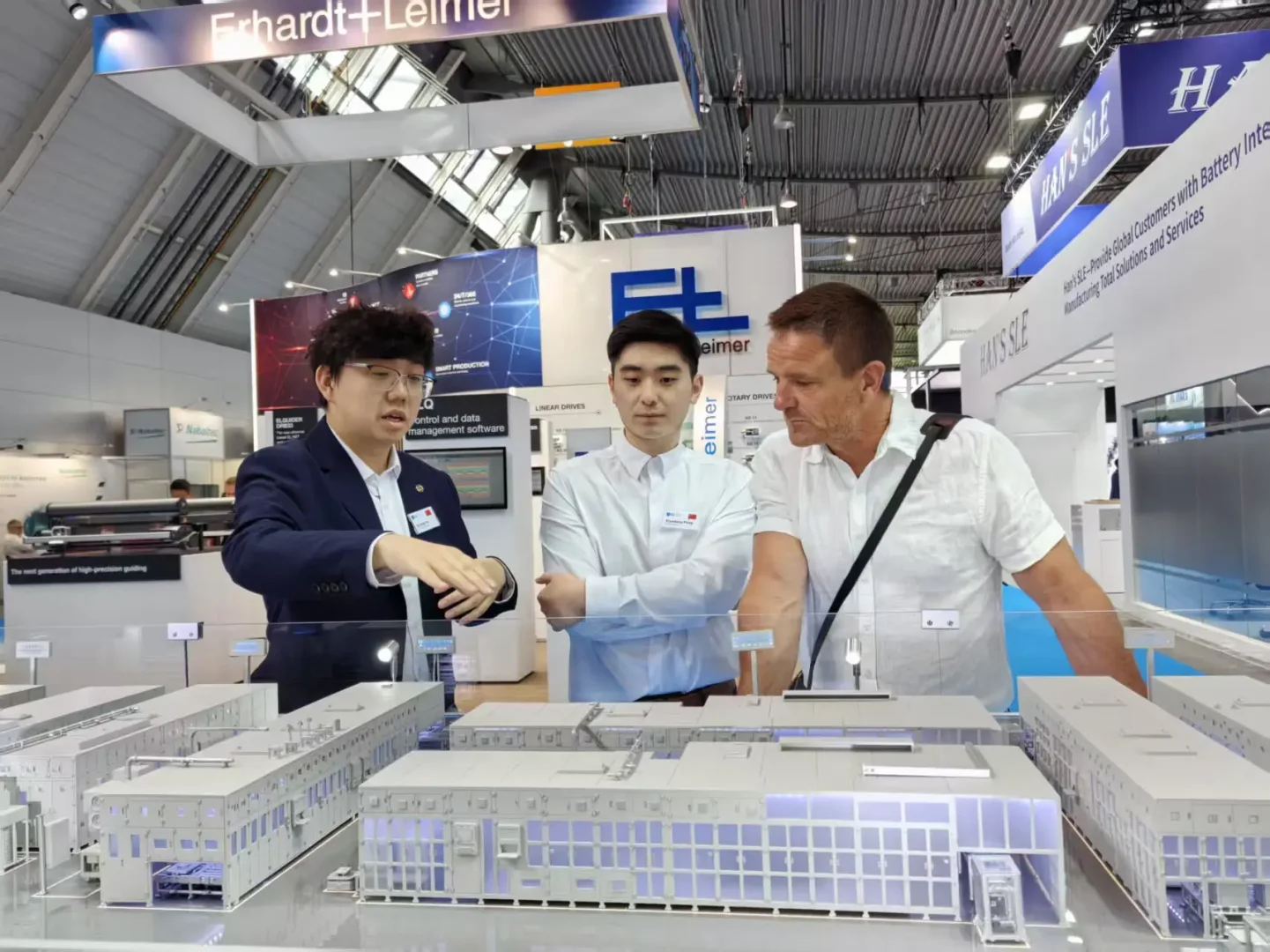 工业展会挖到宝!激光焊接流程沙盘太震撼啦