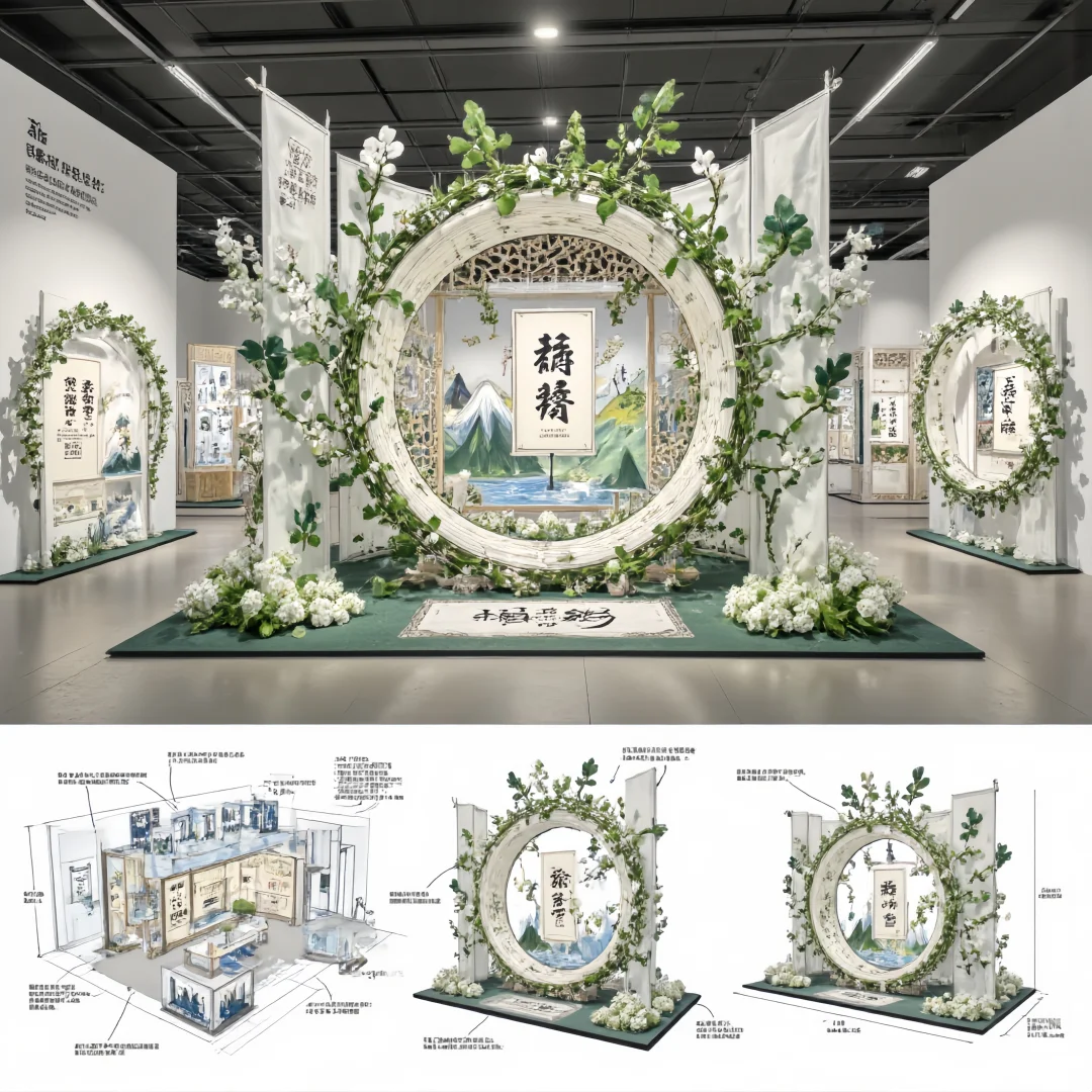 ✨当传统东方美学撞上当代艺术装置