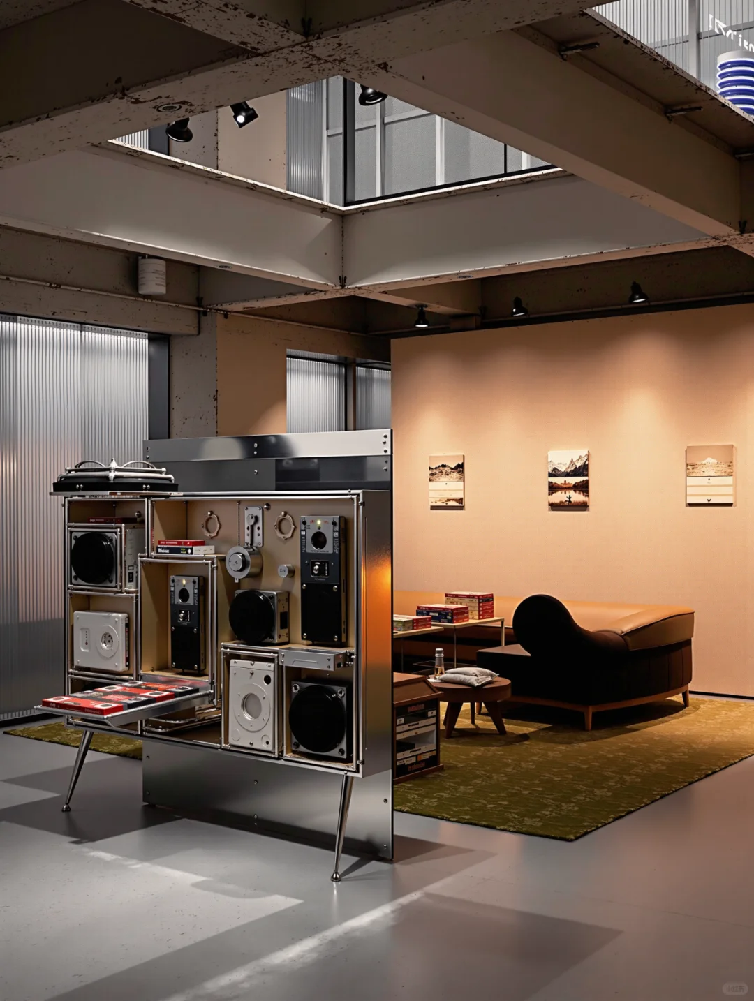 工业风×艺术感｜工作室把混搭玩明白了❗️