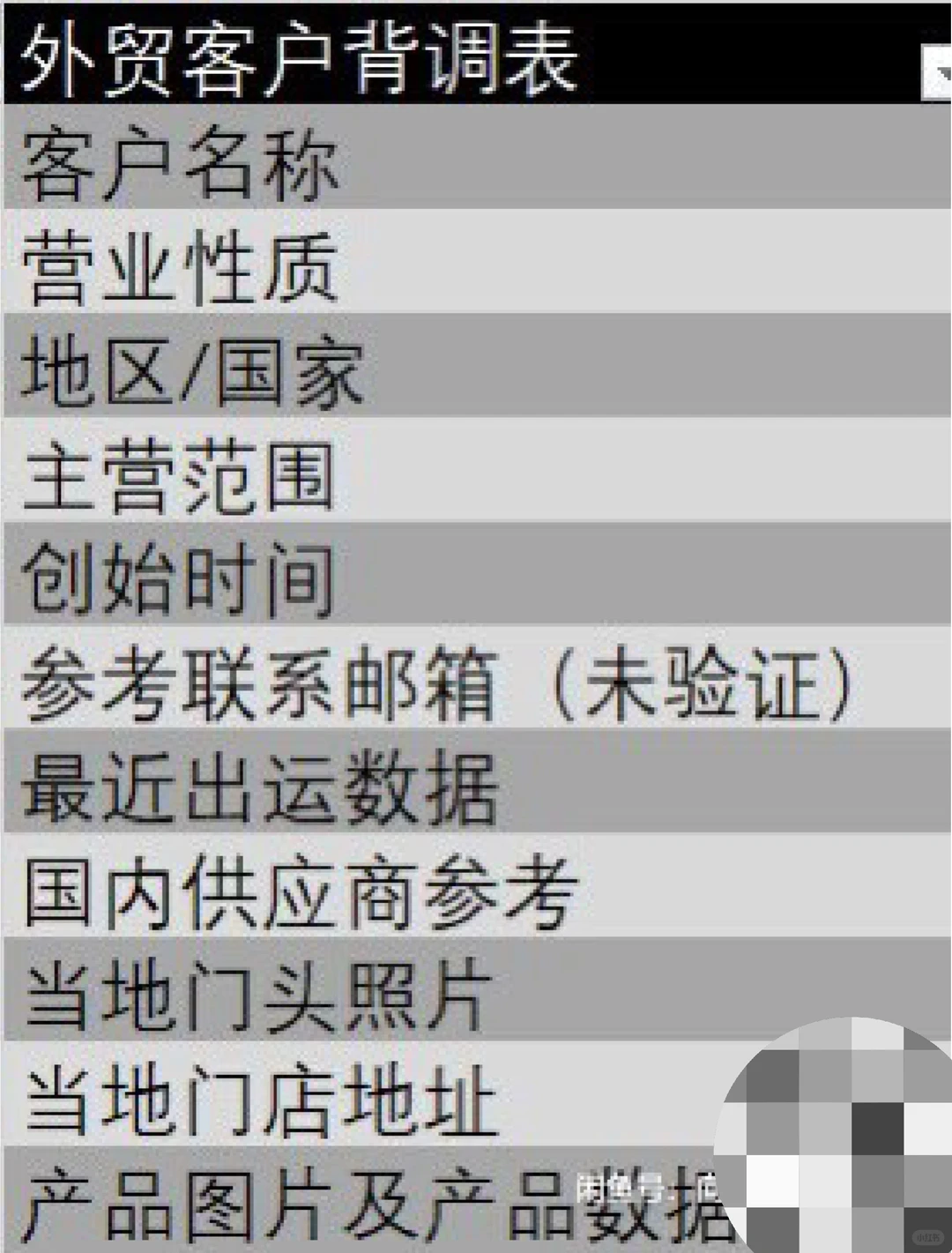 一键AI背调做得好外贸出货快