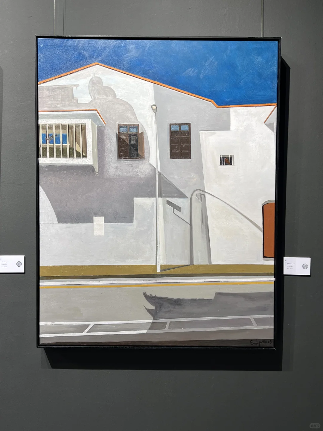 ??沉浸式参观美女画家黄丽娴的个人画展?