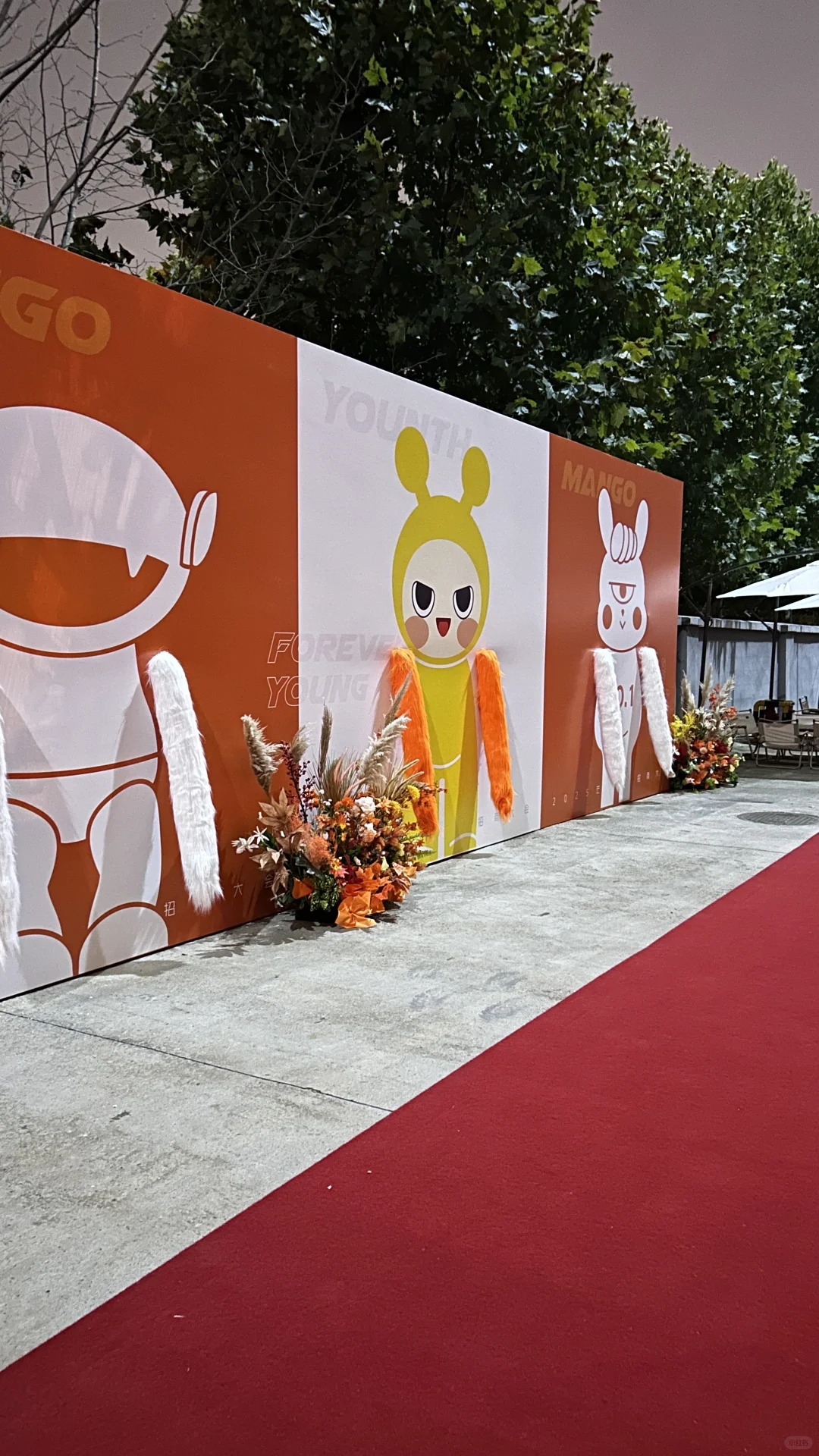 2025芒果秋季招商大会秋色芒果橙花艺布置
