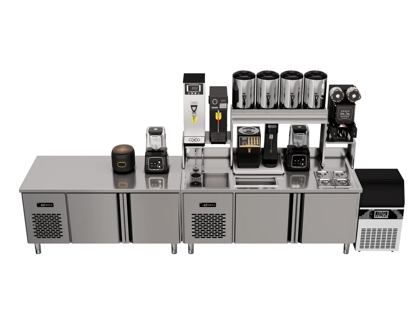 奶茶咖啡设备+原材料工厂直供一站式服务