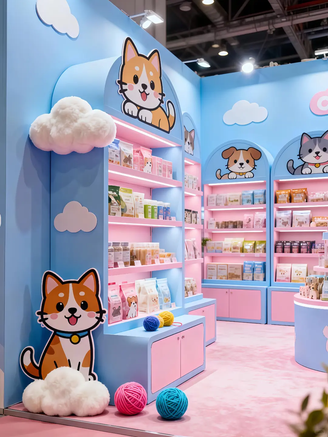 ?展会搭建丨宠物展展台