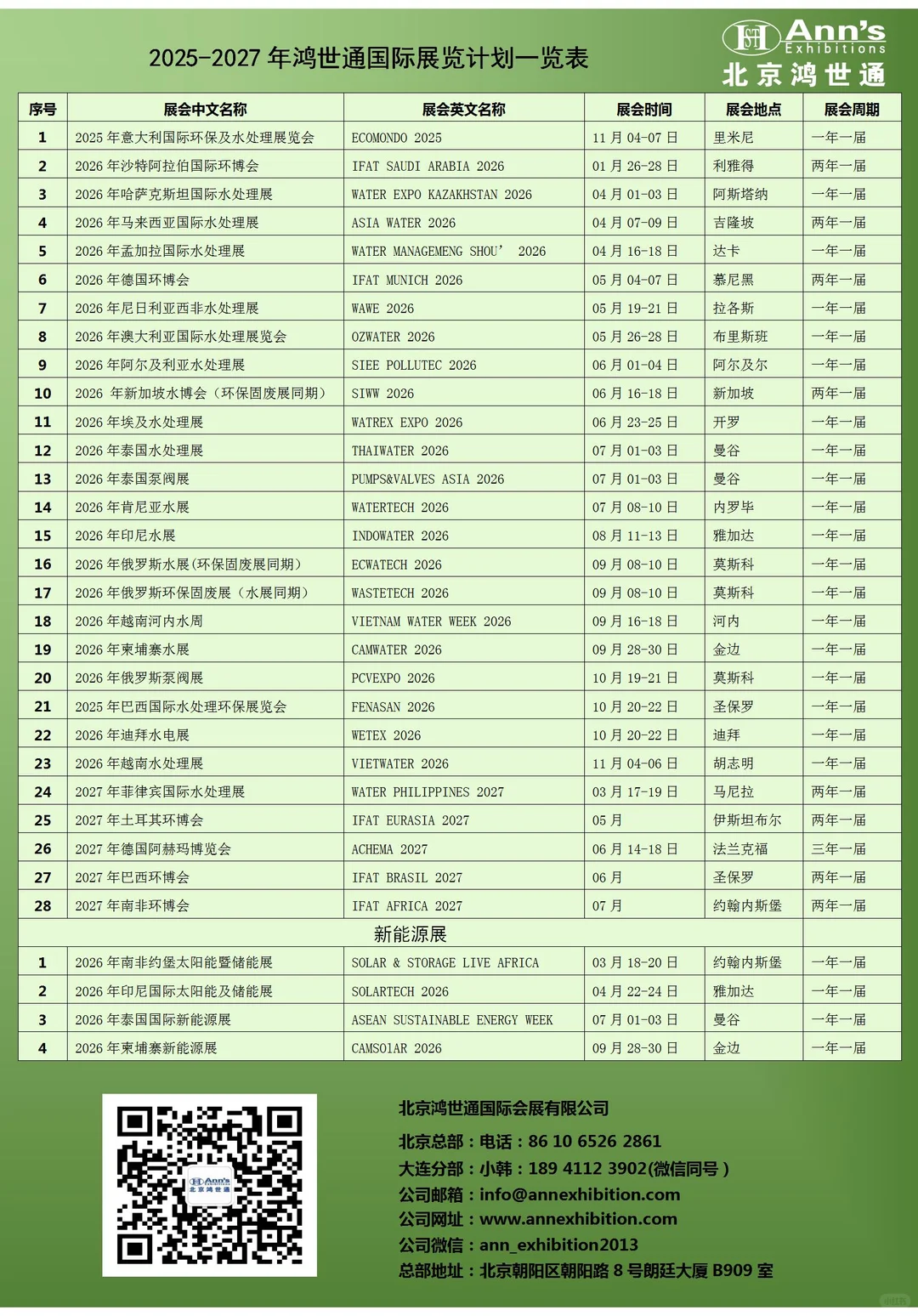 2026年巴西国际水处理环保展览会