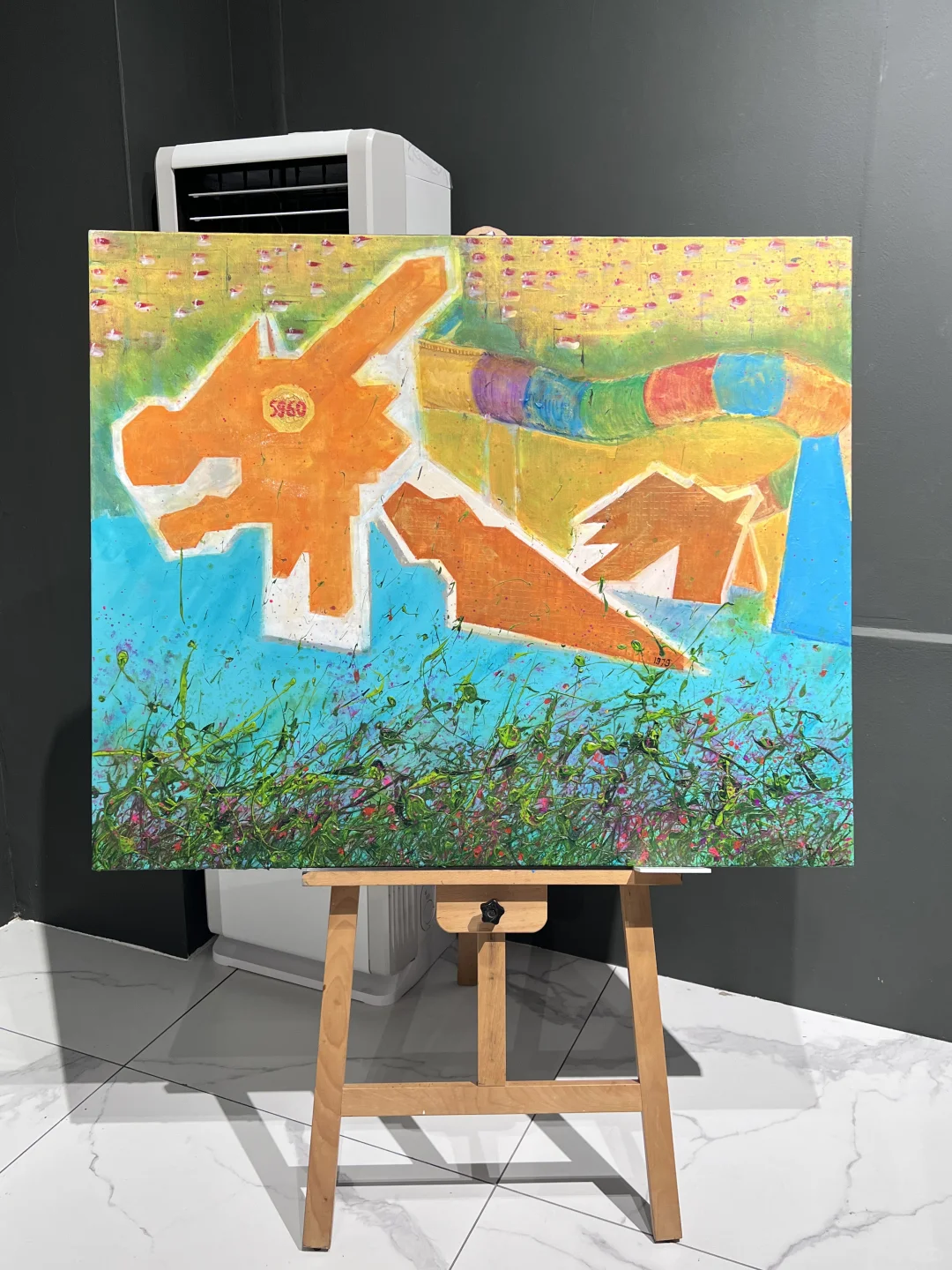 ??沉浸式参观美女画家黄丽娴的个人画展?