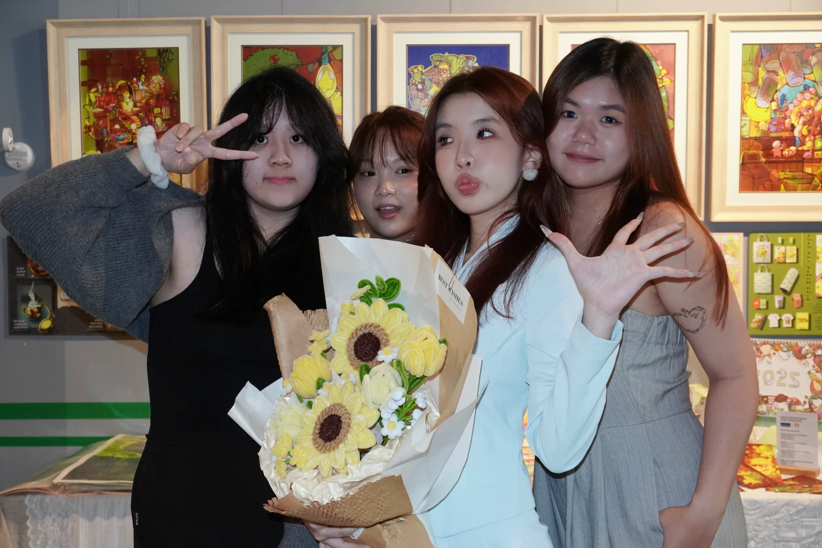 ??我的插画毕业展顺利开幕啦