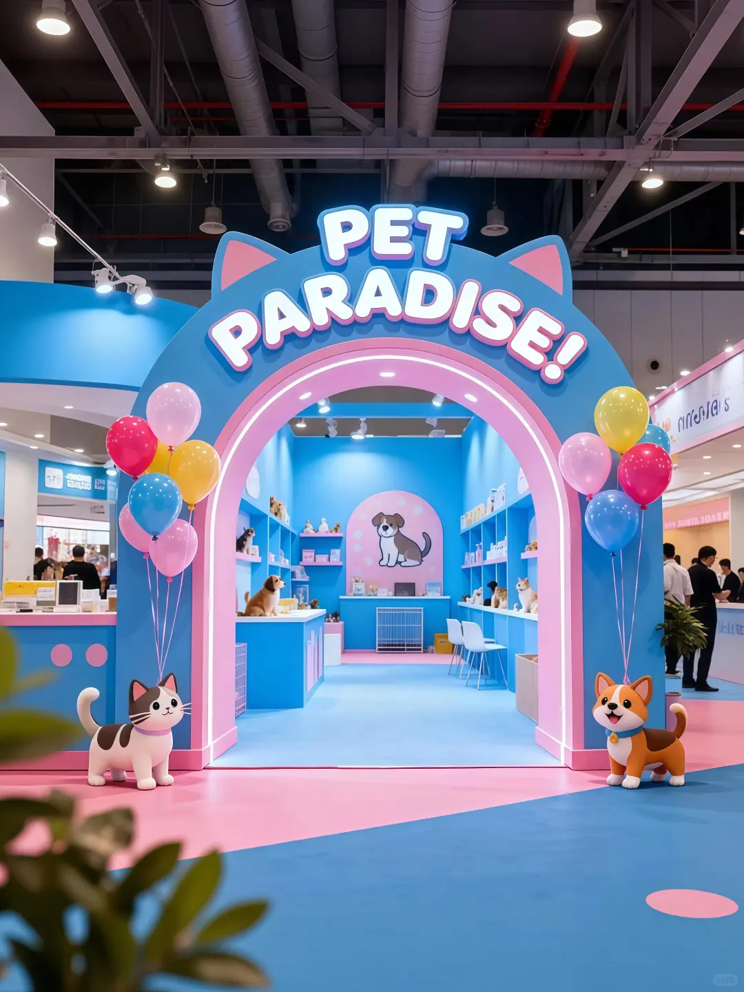 ?展会搭建丨宠物展展台