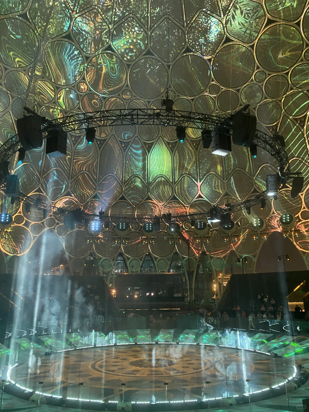迪拜 打卡Expo city灯光秀