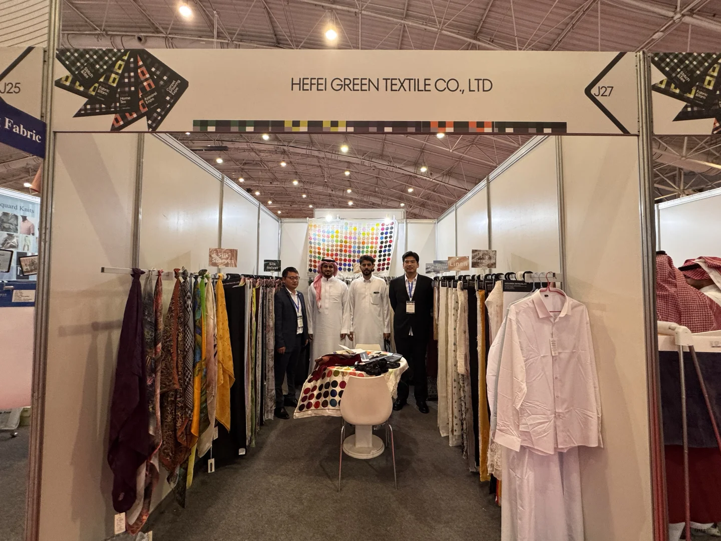 谁懂啊沙特国际纺织服装工业展太热闹啦！