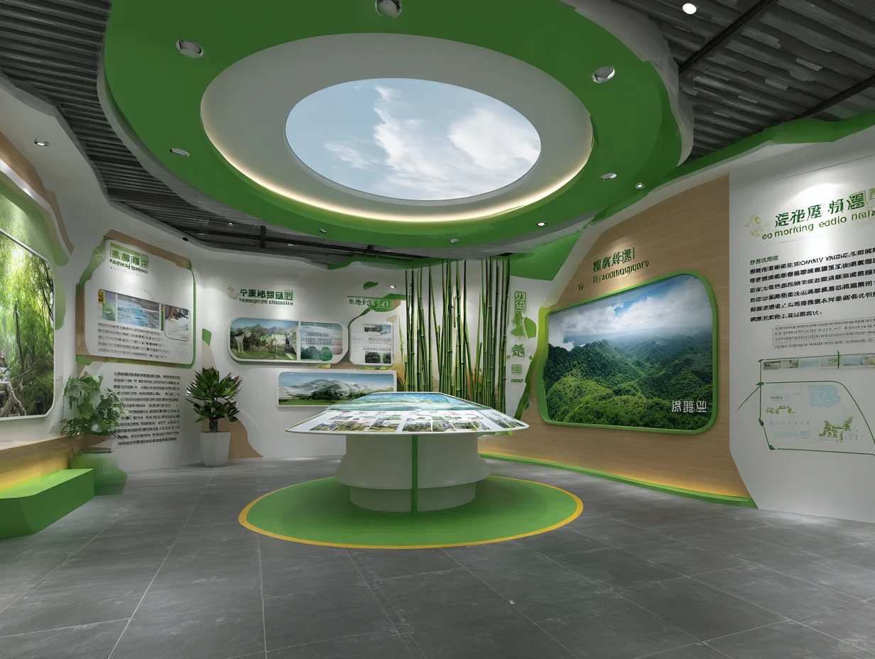 自然系展厅设计，把森林搬进空间