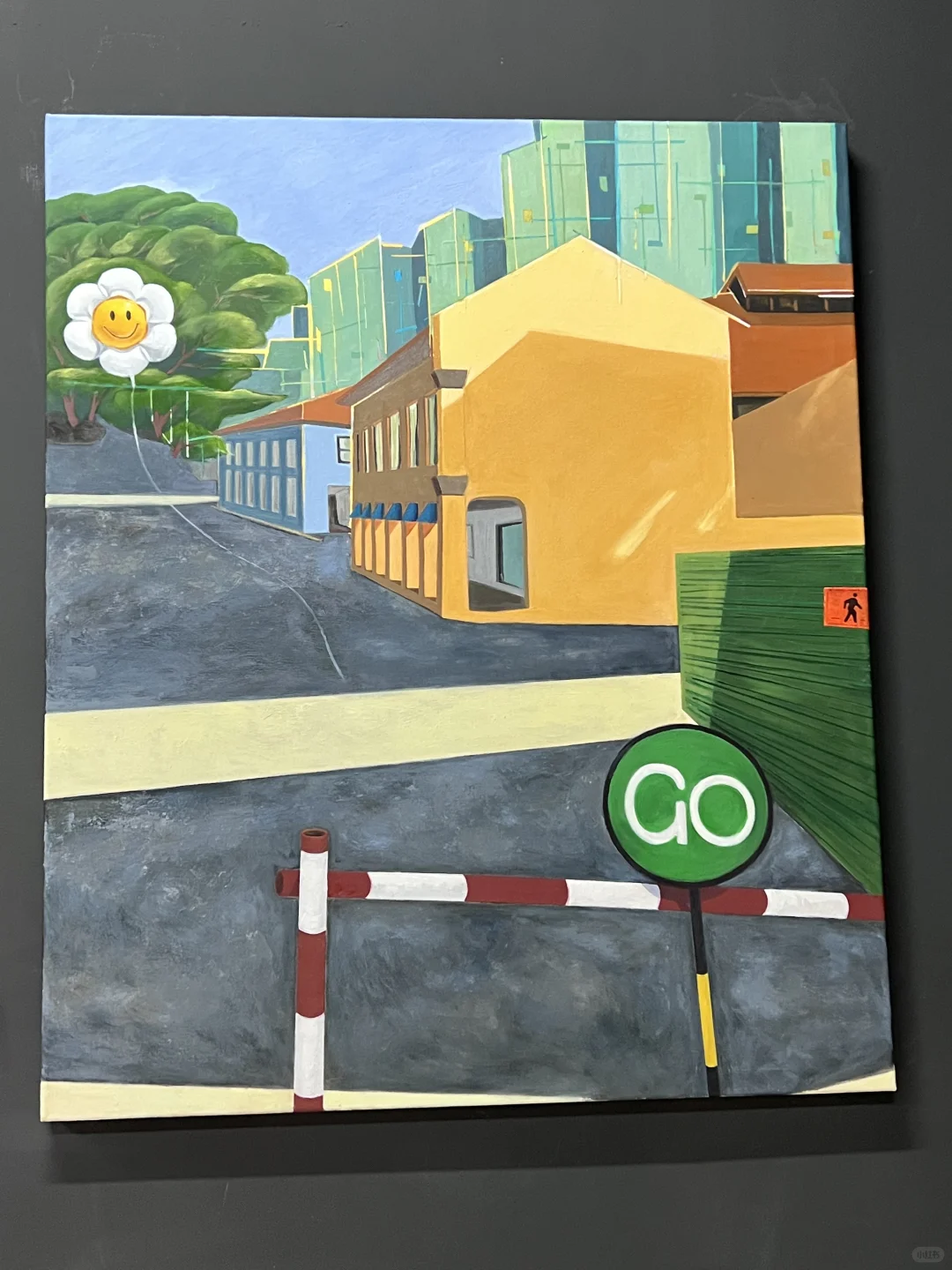 ??沉浸式参观美女画家黄丽娴的个人画展?