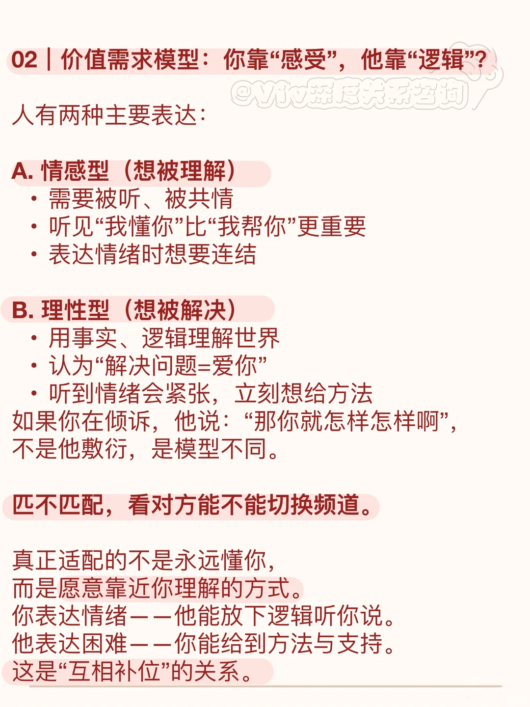 心理学上：怎么判断你们的需求模型是否匹配？