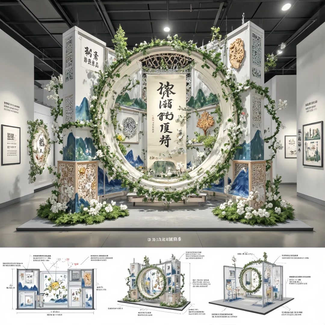 ✨当传统东方美学撞上当代艺术装置