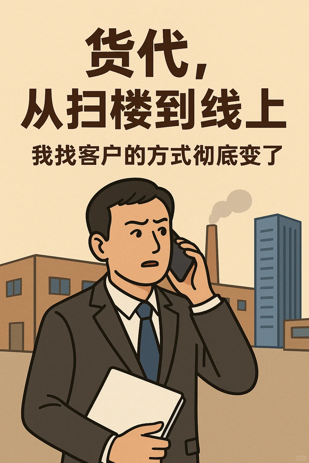 货代,从扫楼到线上,我找客户的方式彻底变