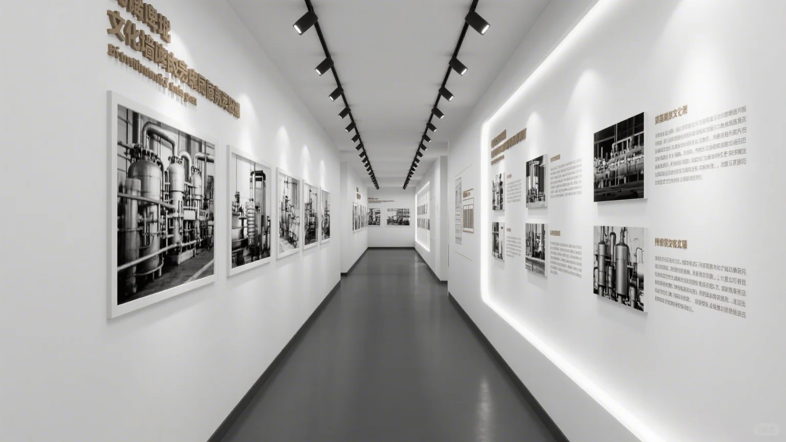 邂逅极简美学文化展览长廊