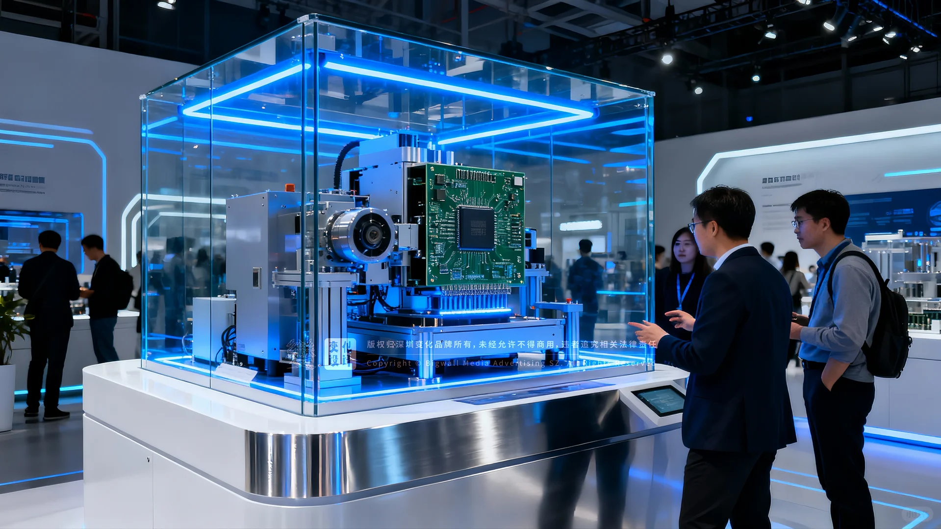 原创展厅设计案例|电子信息制造科技展厅