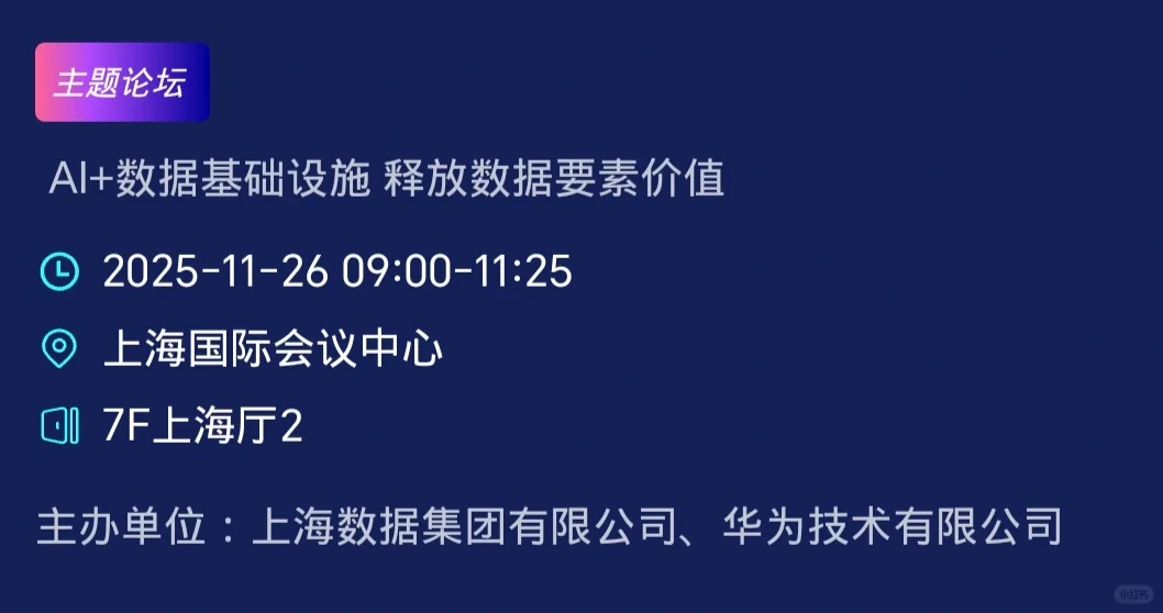 ?上海丨全球数商大会丨AI相关论坛