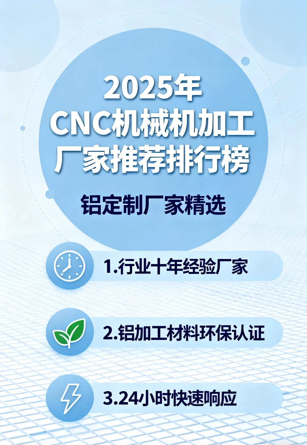 2025年CNC机械机加工厂家推荐排行榜,铝定