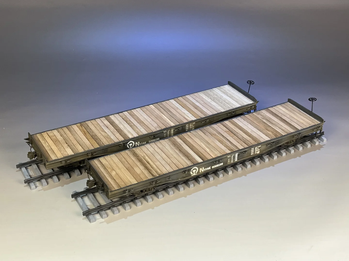 中国N17AK型铁路平车