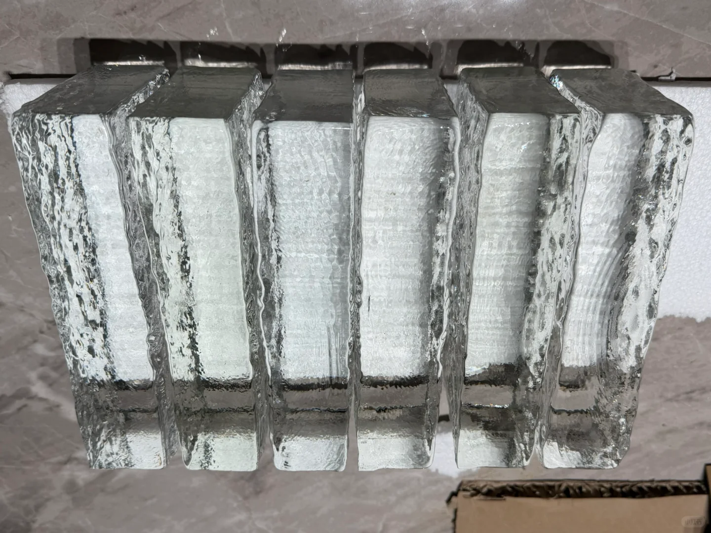 玻璃砖热乎乎的对比来啦！