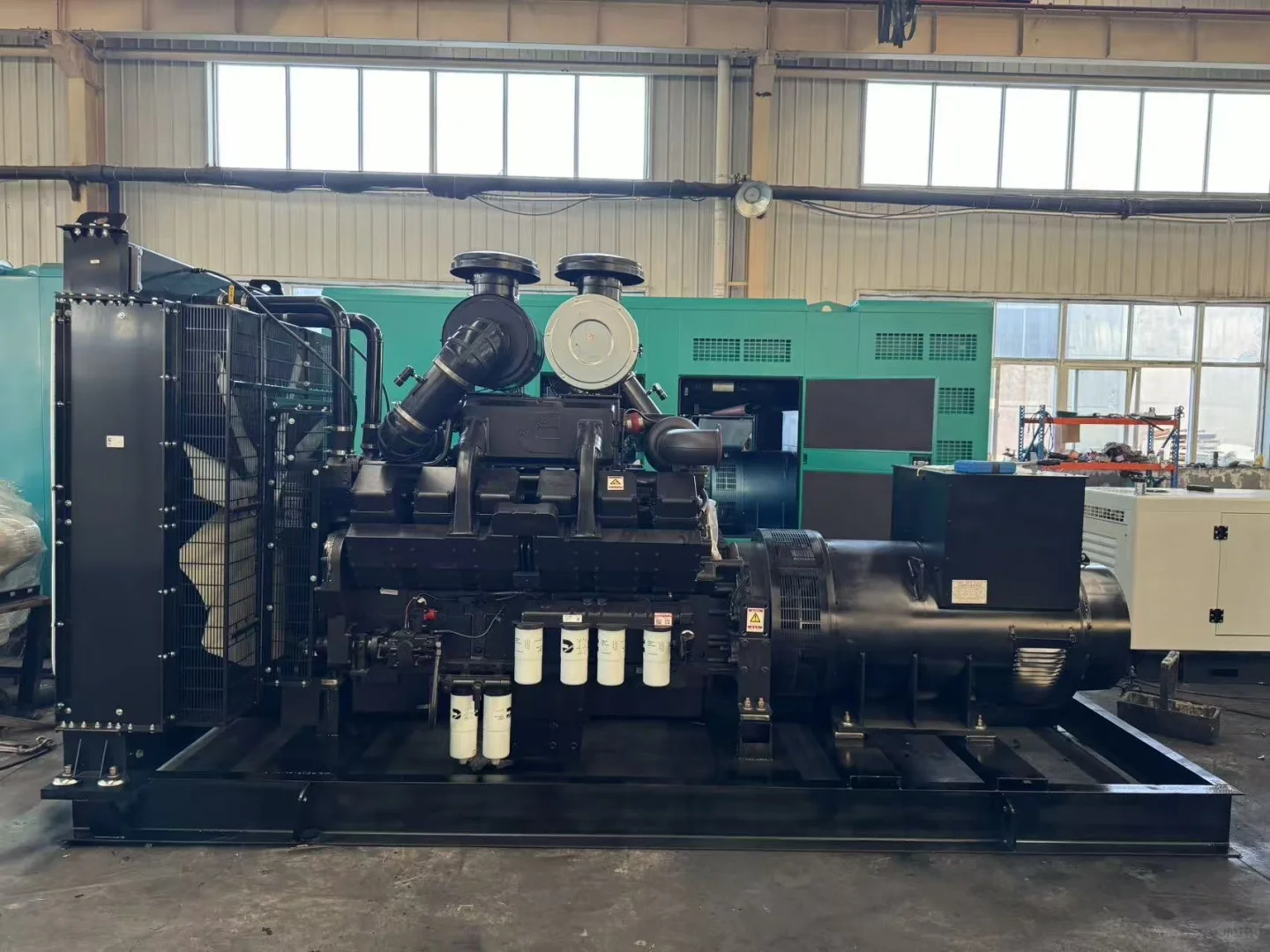 发电机组工厂出口发货