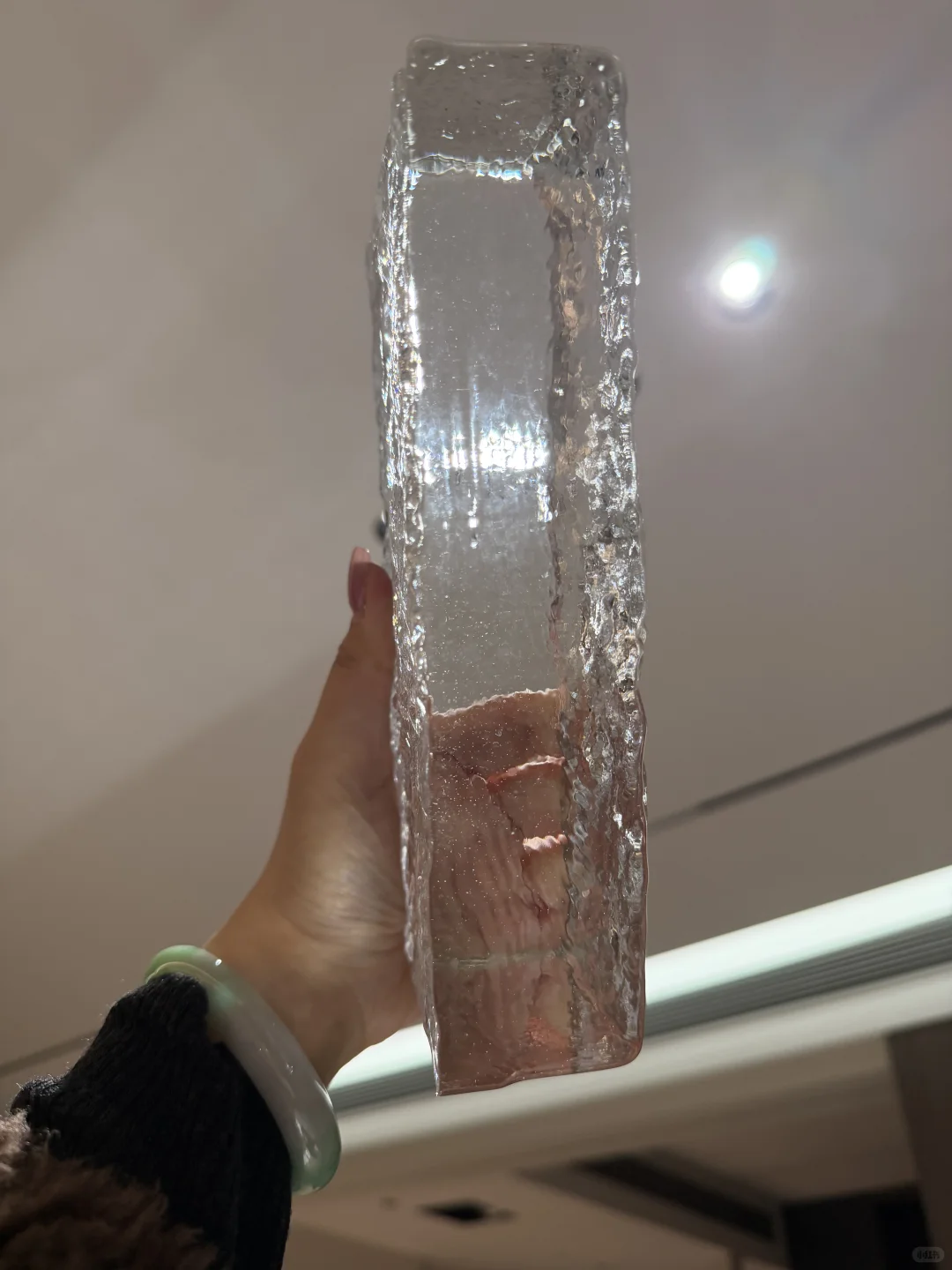 玻璃砖热乎乎的对比来啦！