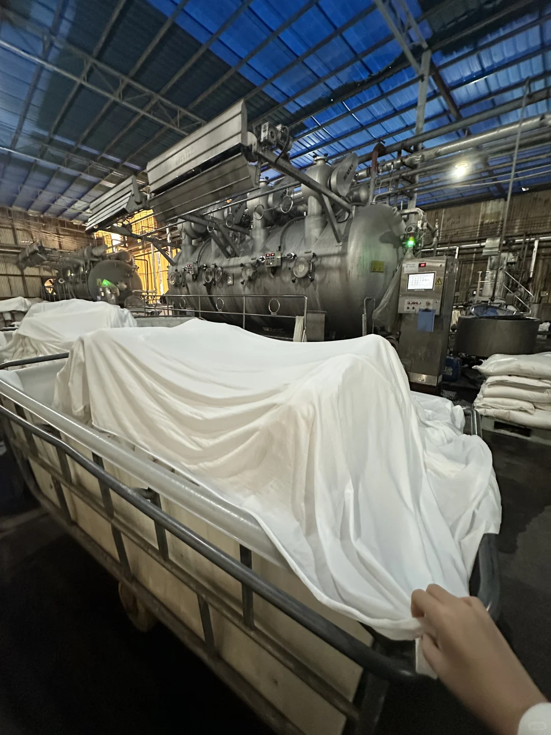 今日实拍 带你走进染厂