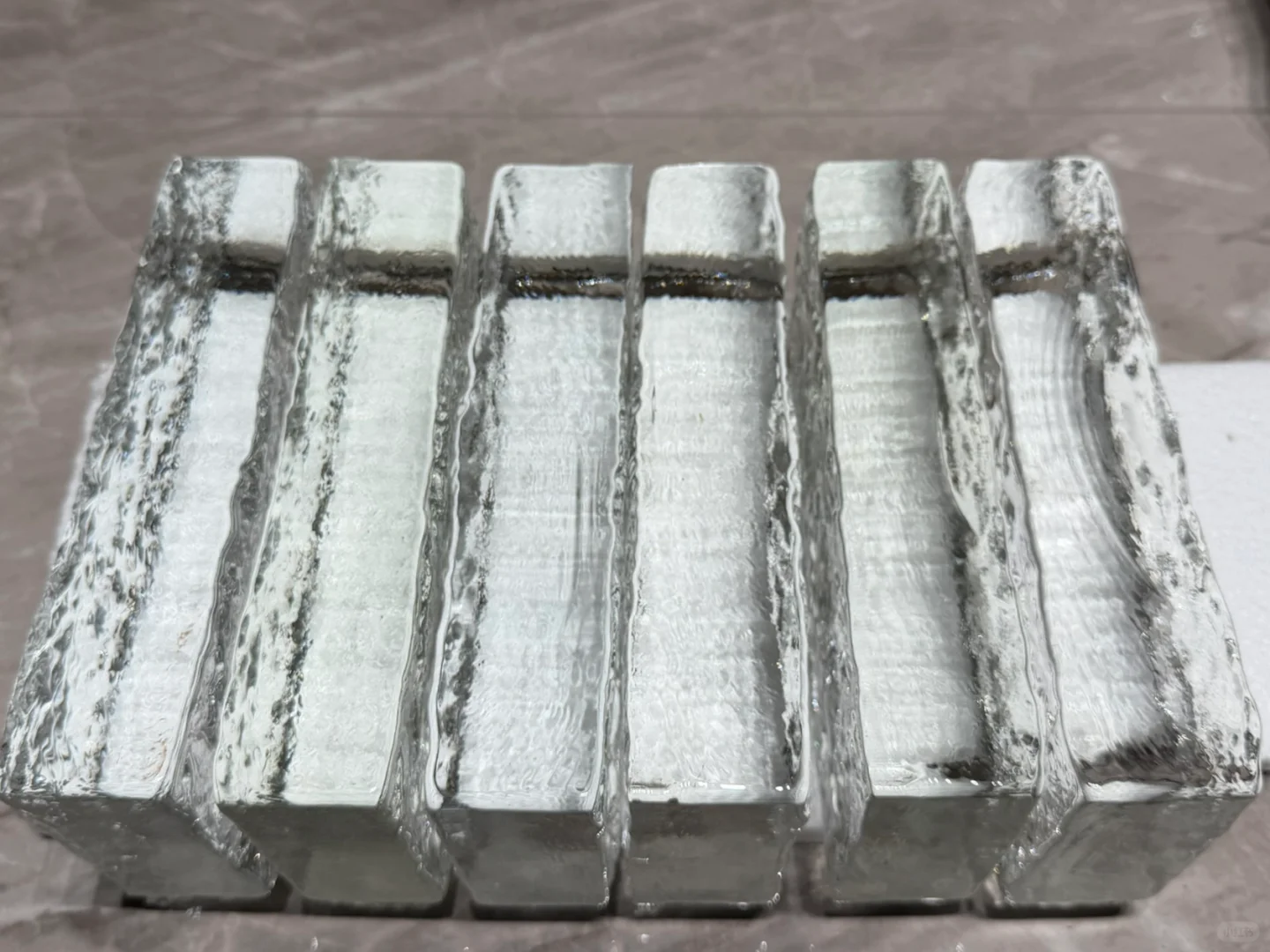 玻璃砖热乎乎的对比来啦！