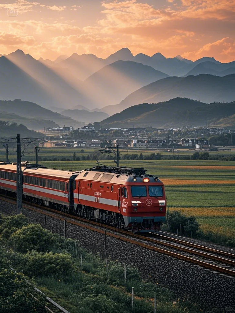 绘画素材：火车