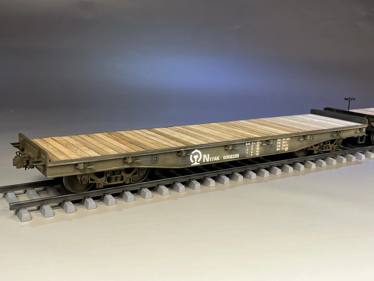 中国N17AK型铁路平车