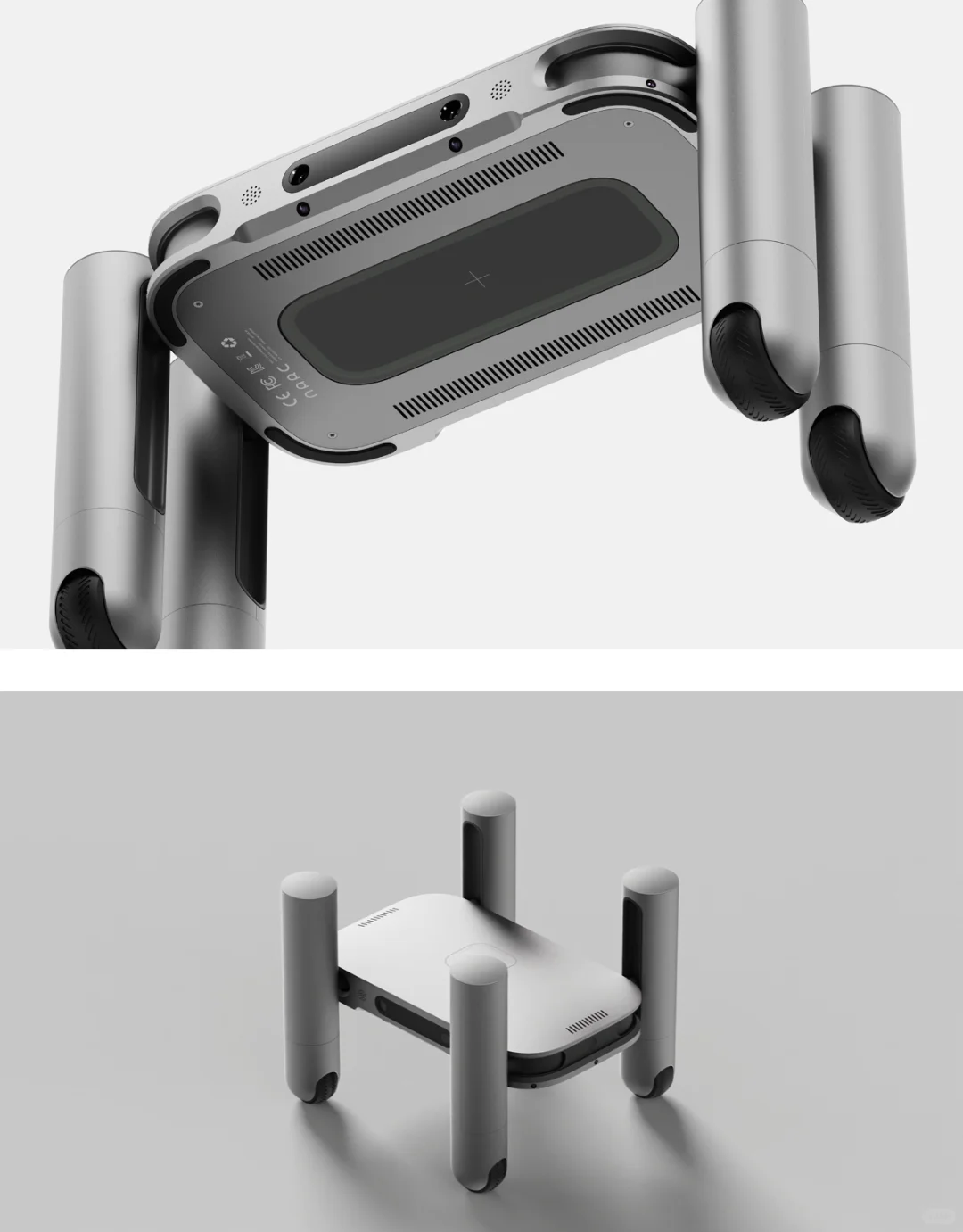 机场违禁品检测机器人创意设计