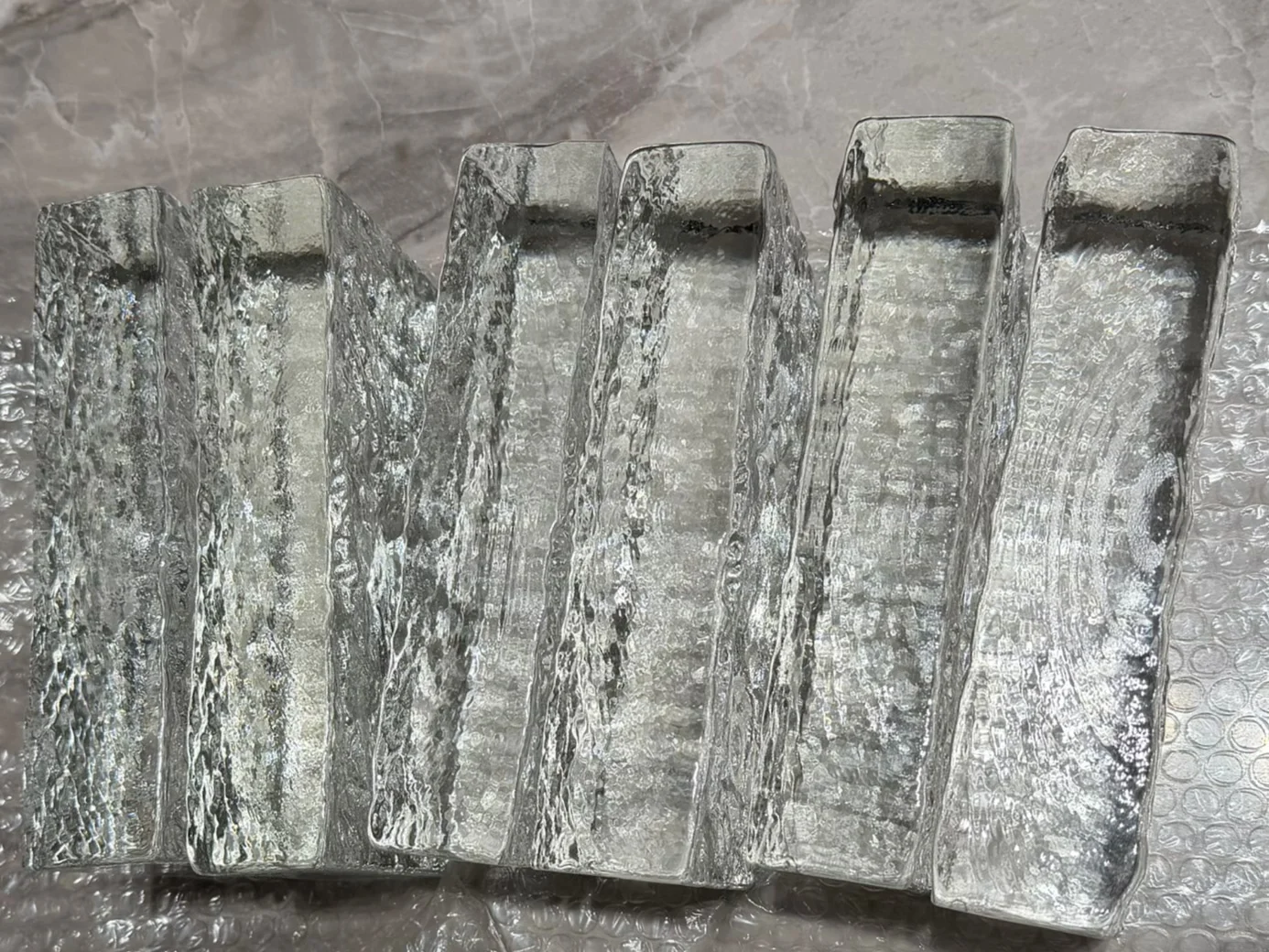 玻璃砖热乎乎的对比来啦！