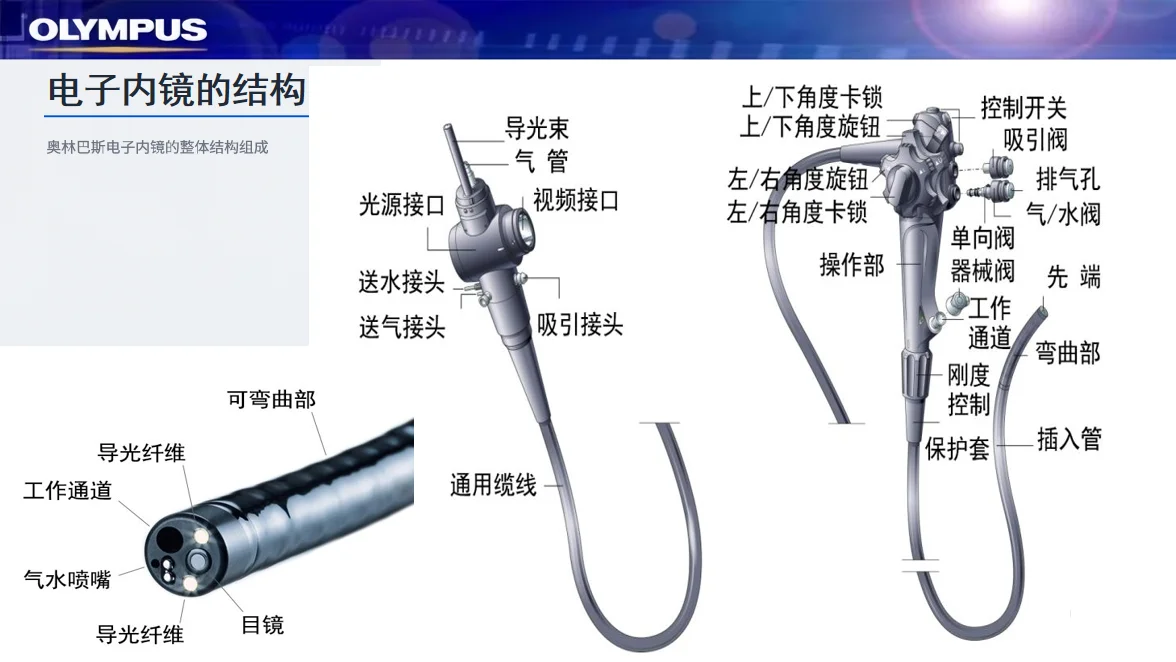 奥林巴斯电子内镜结构和原理