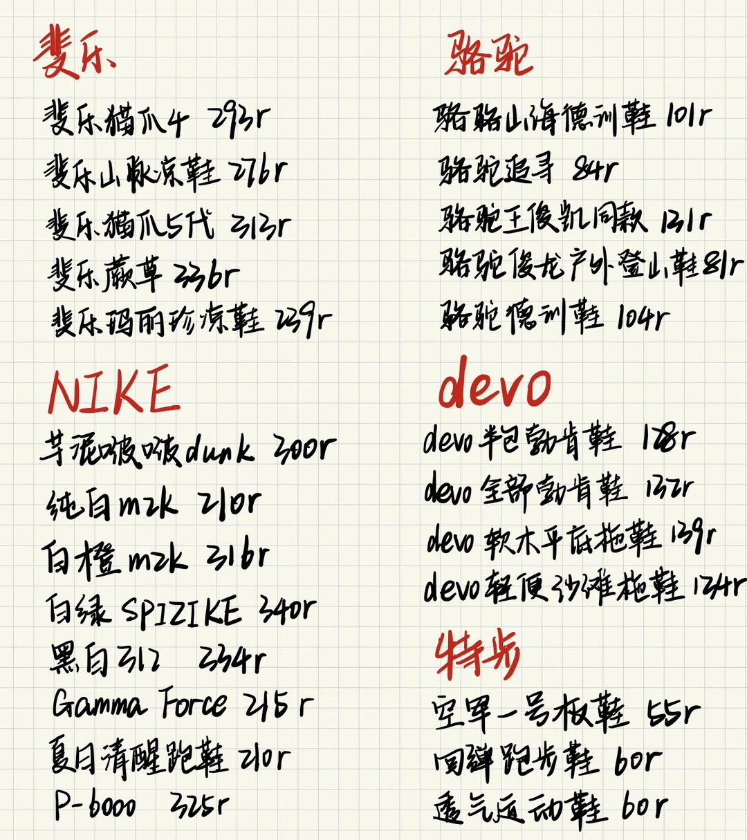 双十二攻略之鞋子篇