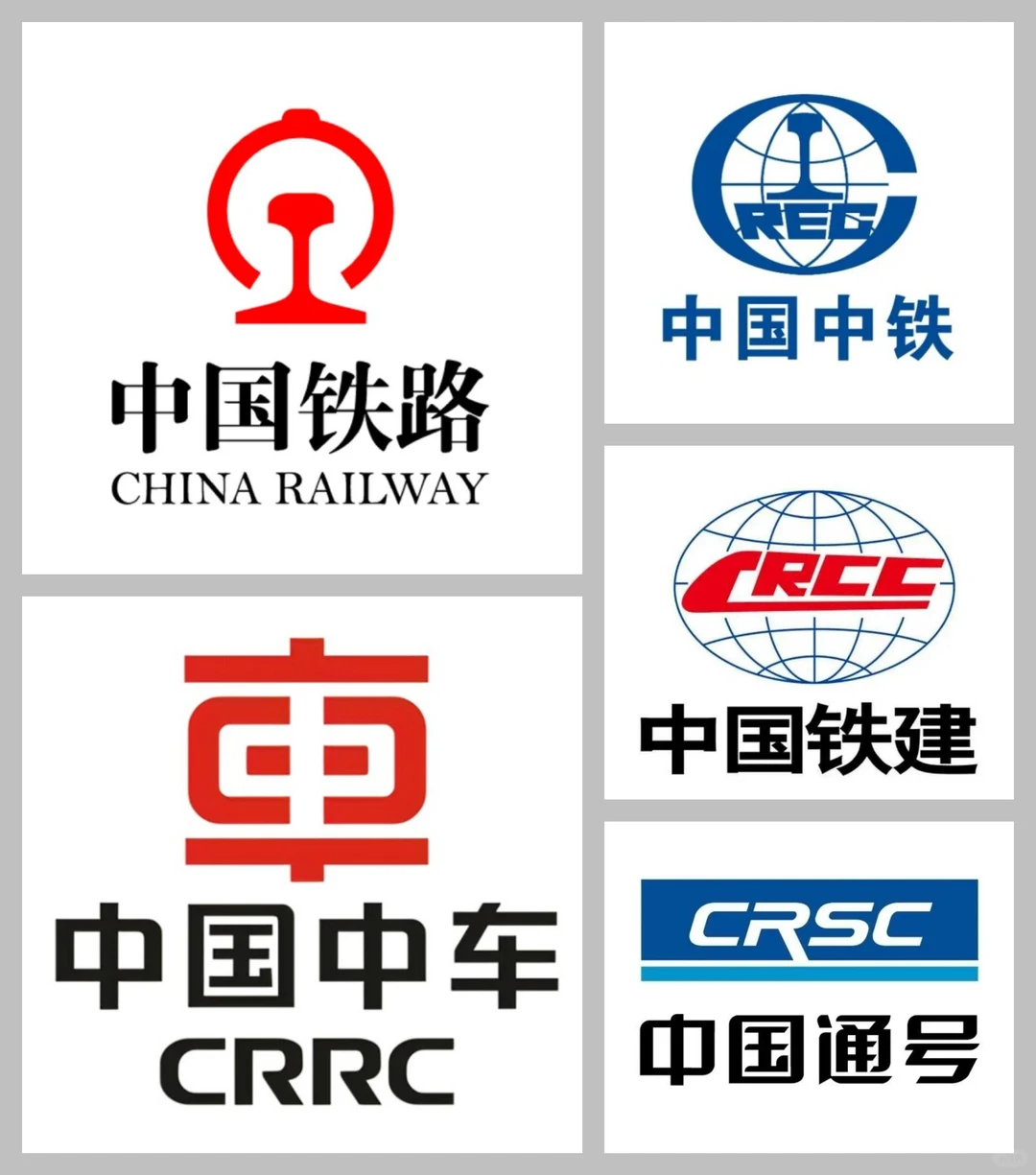 中车、中铁、铁建、通号、铁路经营业务！