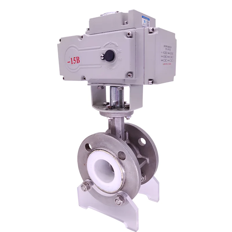 电动法兰蝶阀开关型