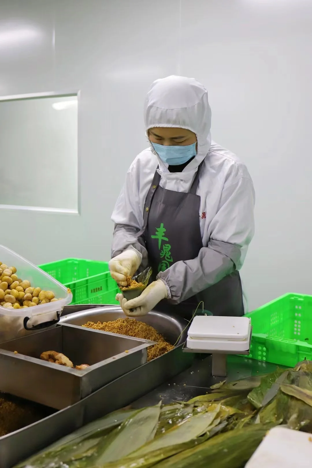 全网粽子工厂都在用的一张包粽车间图