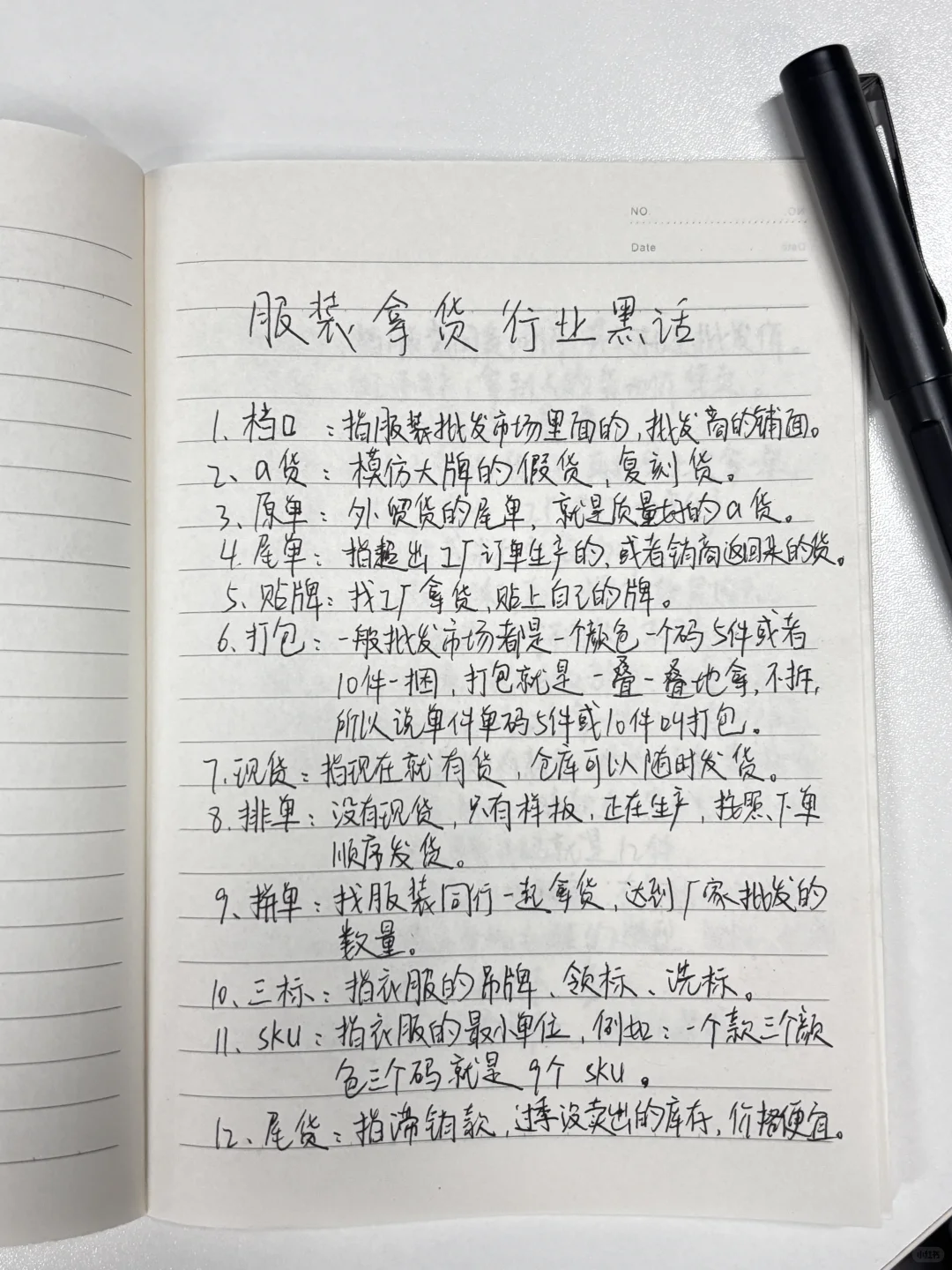 服装行业拿货黑话，这些你都知道吗❓