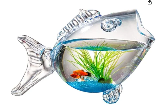 一天分享一个亚马逊选品：鱼形玻璃鱼缸