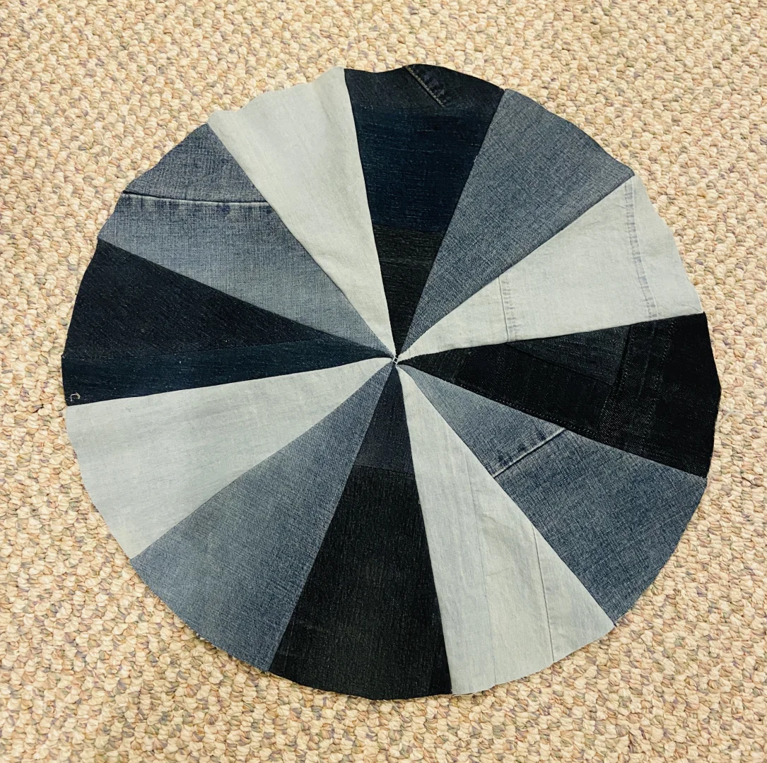 旧物改造：旧牛仔裤（3）-抱枕