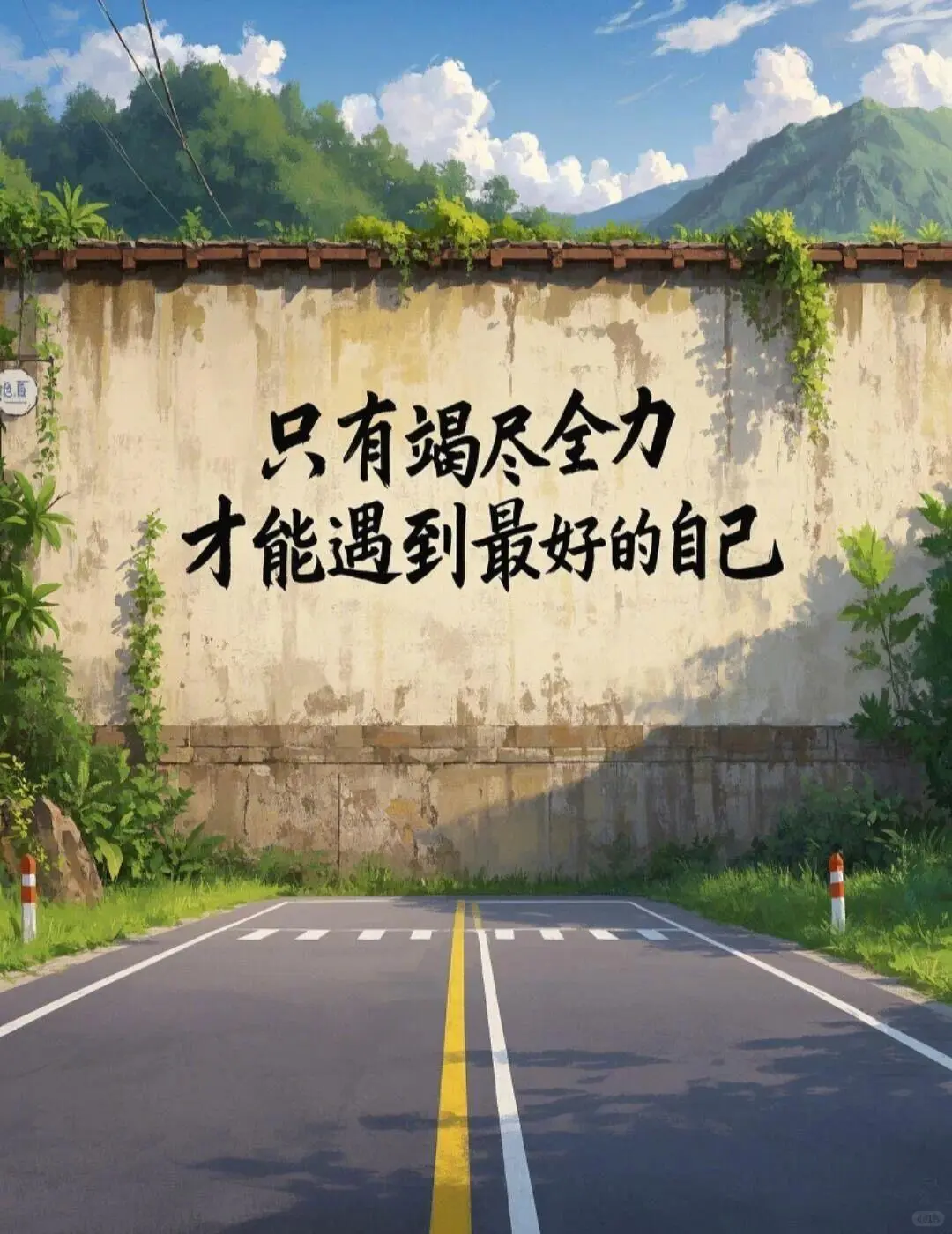请你努力 为了自己！