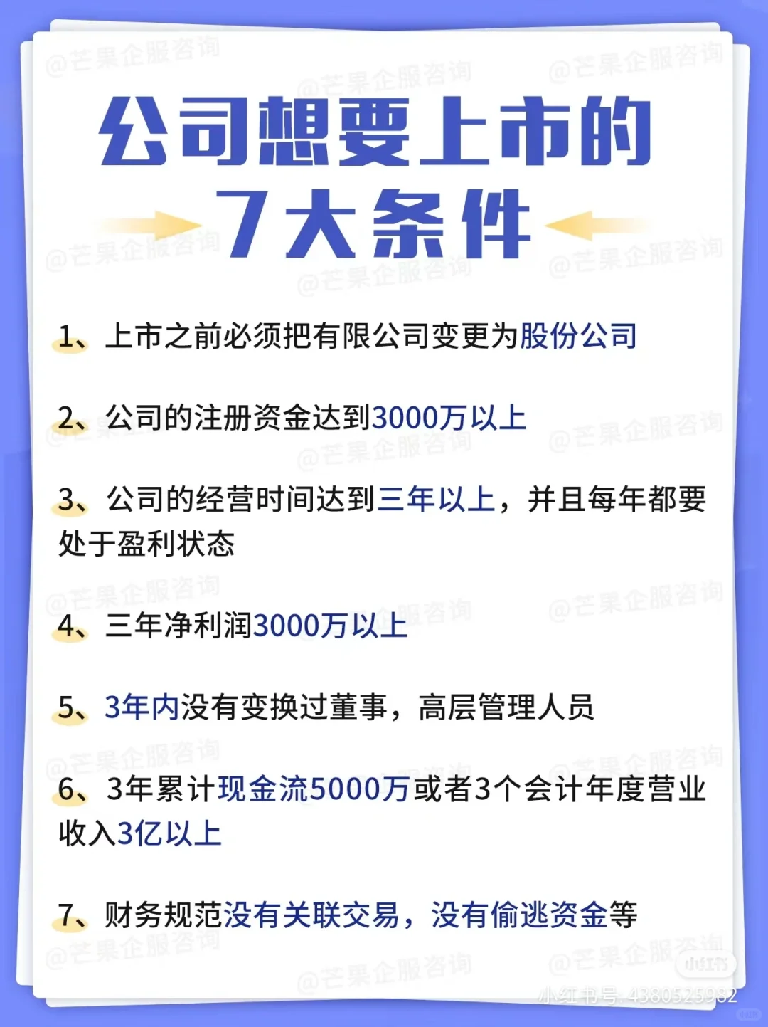 公司上市条件