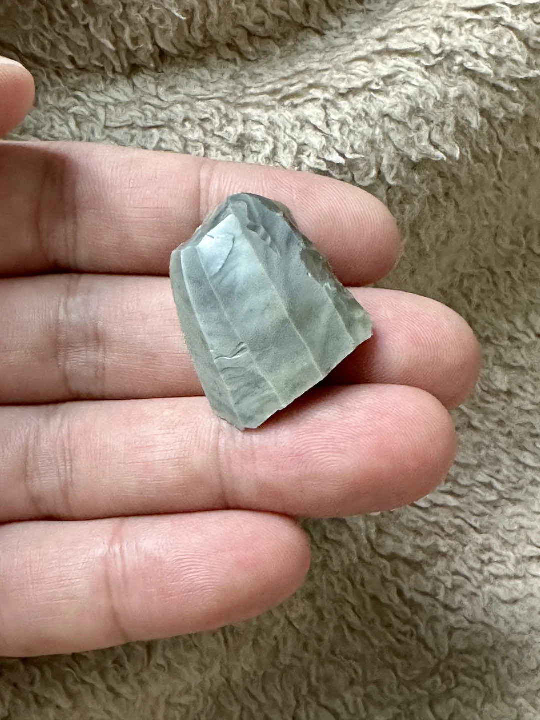 细石核更新剥片面改制刮削器