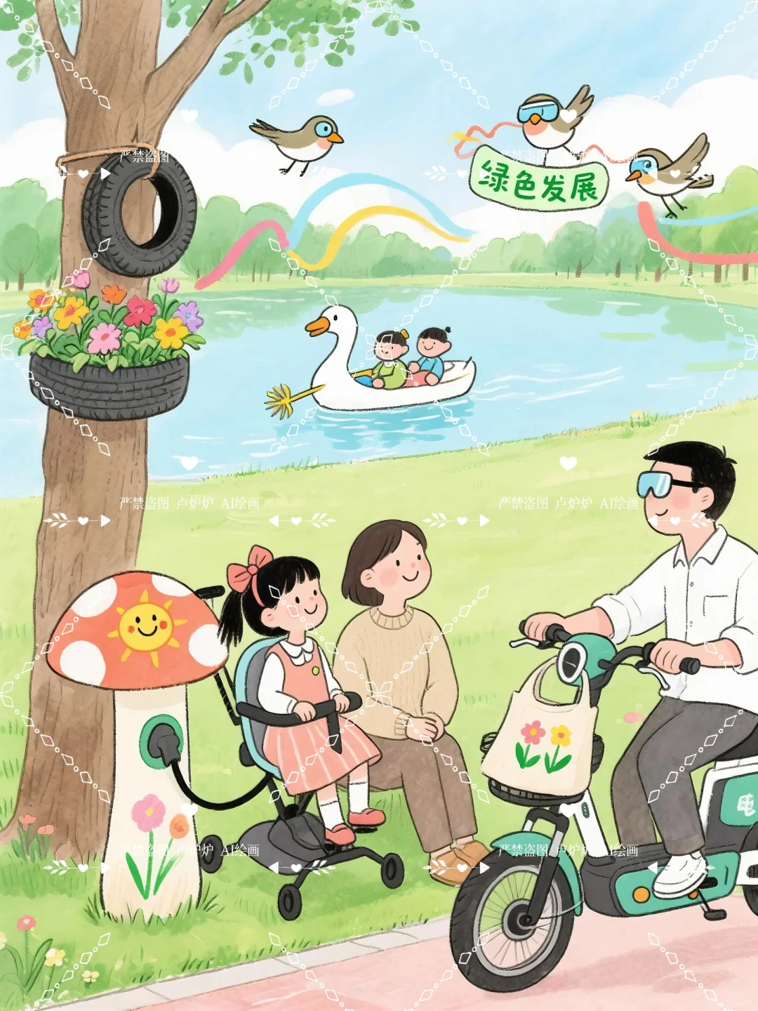 绿色发展 | 电动出行绘就家庭乐游新图景