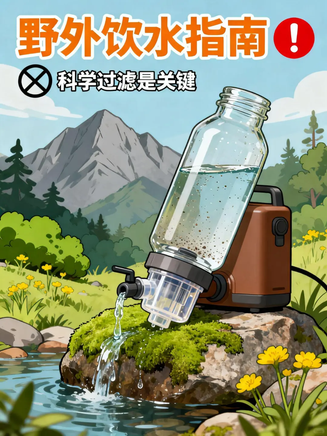 看似清澈的山泉水=毒水？收好这份指南