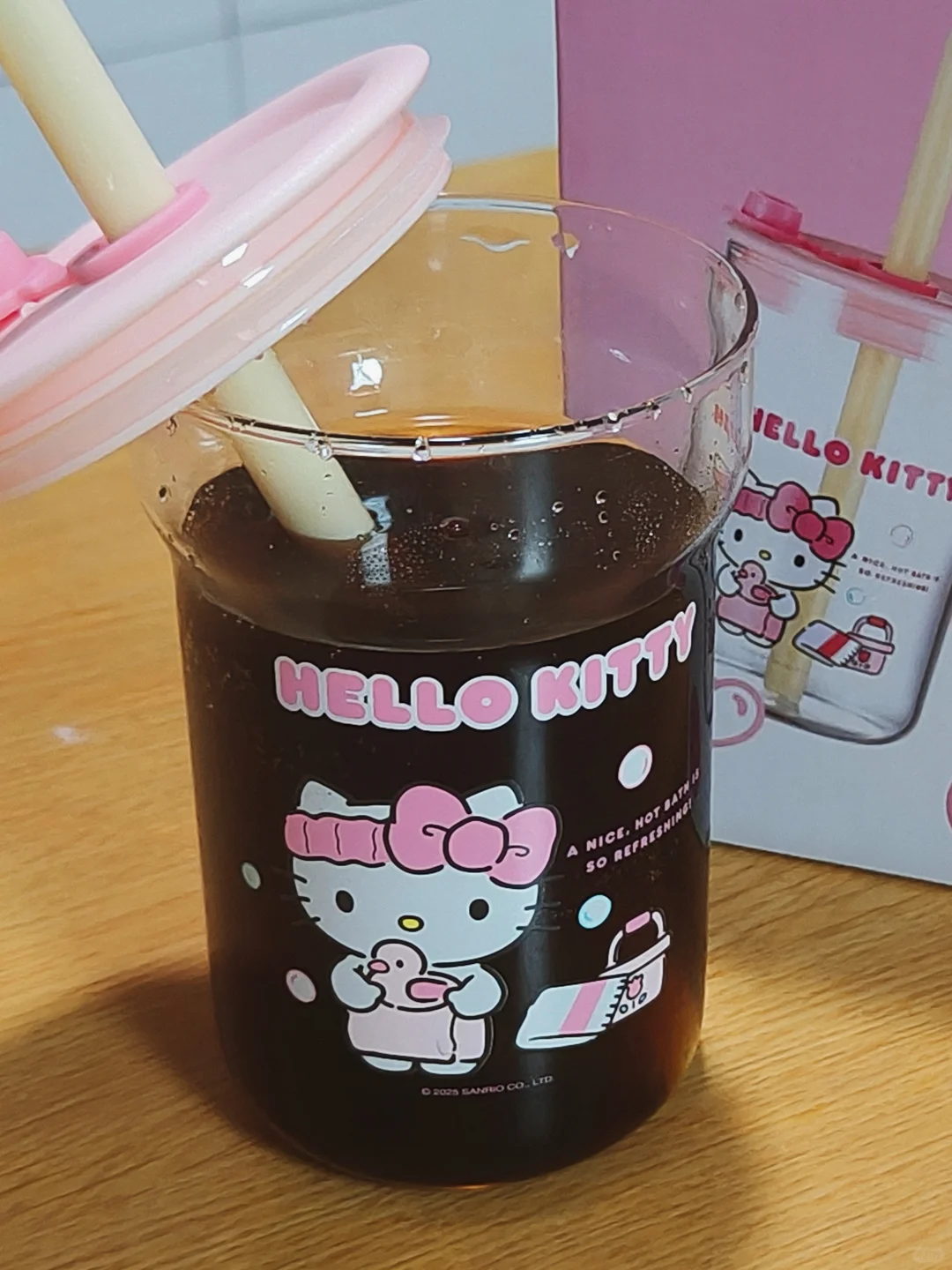 14r?拿下kt玻璃吸管杯?这也太萌了吧~