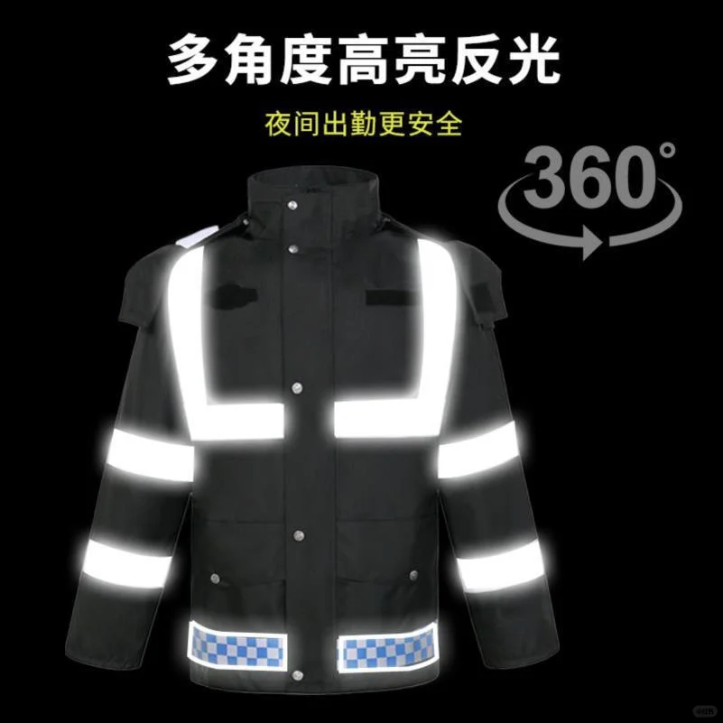 交通户外执勤300D牛津布荧光绿环卫园林