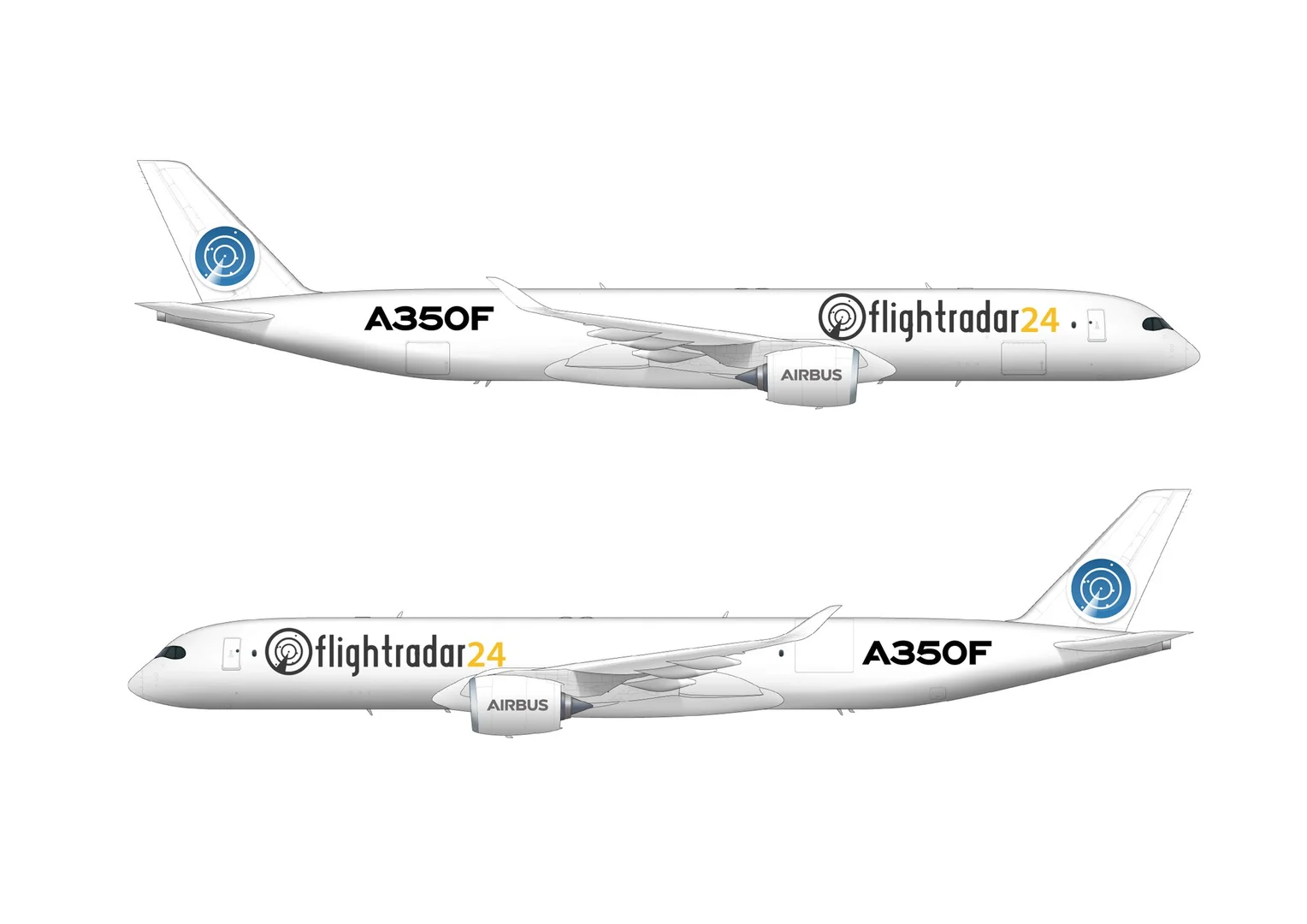 A350F不同的飞机涂装